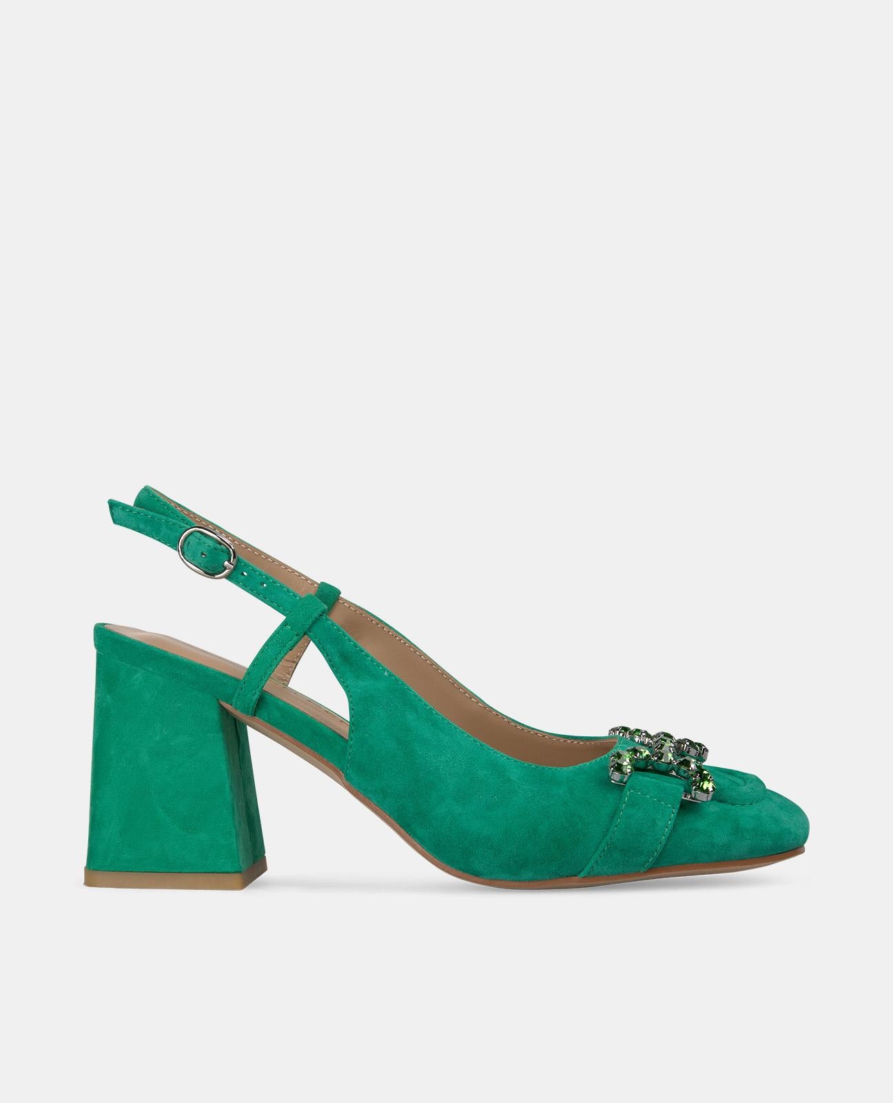 Alma en pena ZAPATO TACÓN DESTALONADO ESTRIBO En oferta
