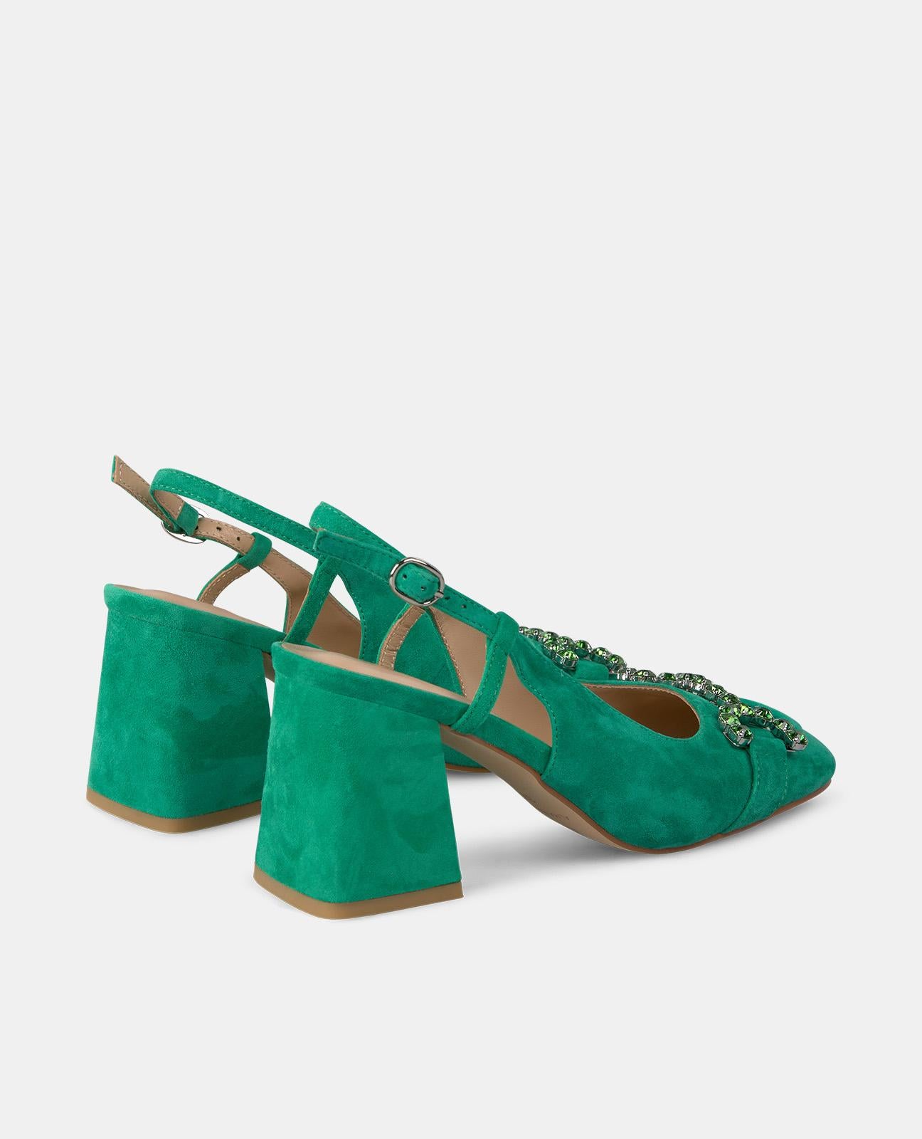 Alma en pena ZAPATO TACÓN DESTALONADO ESTRIBO En oferta
