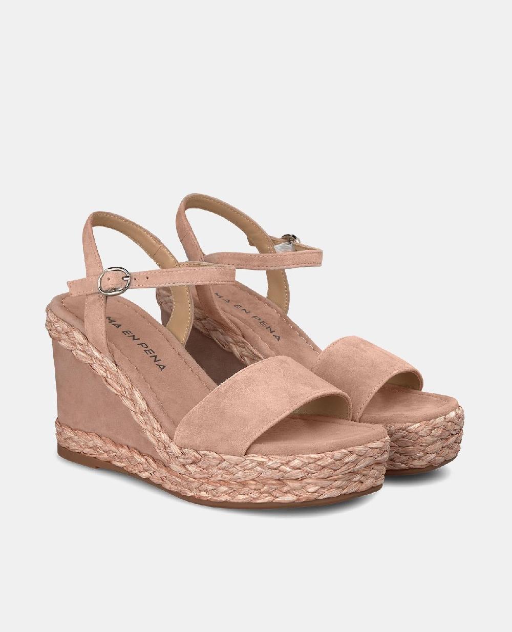 Alma en pena CUÑA CON DETALLE TRENZADO En oferta
