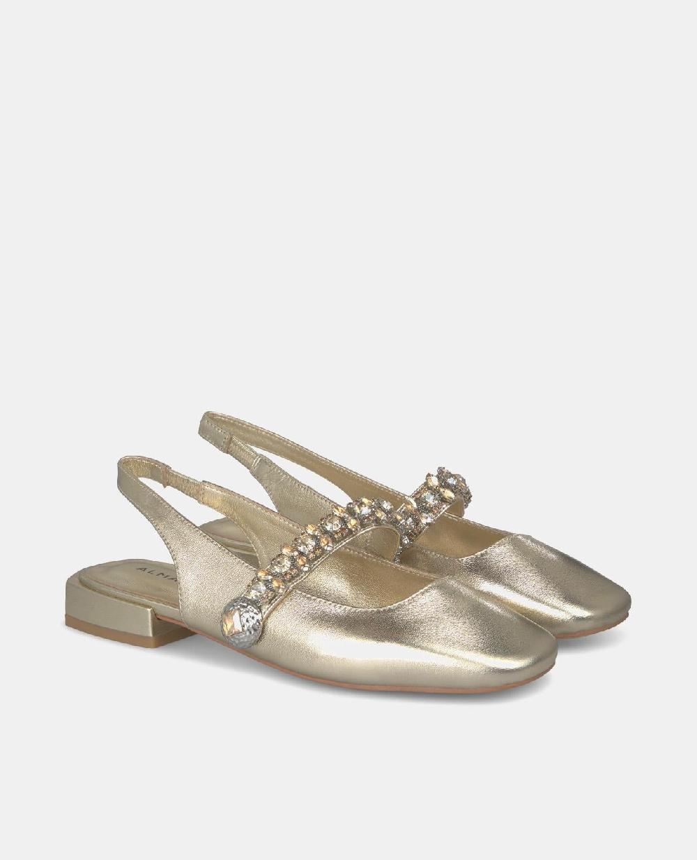 Alma en pena ZAPATO PLANO DETALLE PEDRERÍA Rebajas