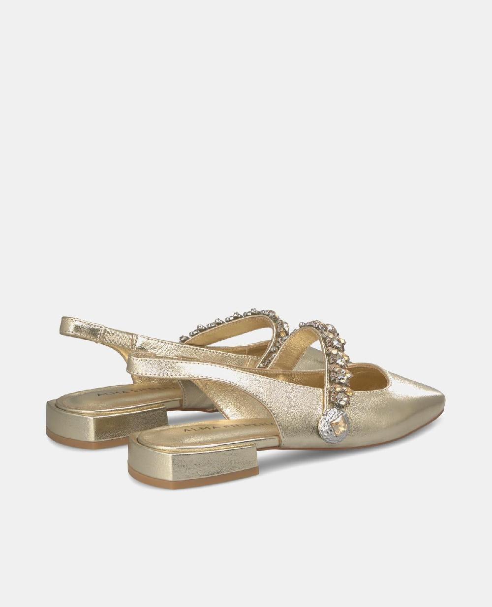 Alma en pena ZAPATO PLANO DETALLE PEDRERÍA Rebajas