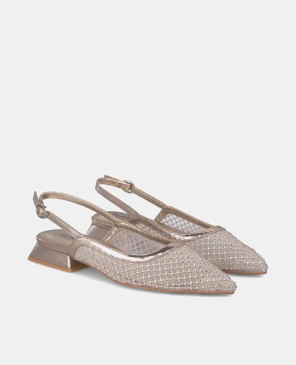 Alma en pena ZAPATO PLANO MALLA BRILLOS En oferta