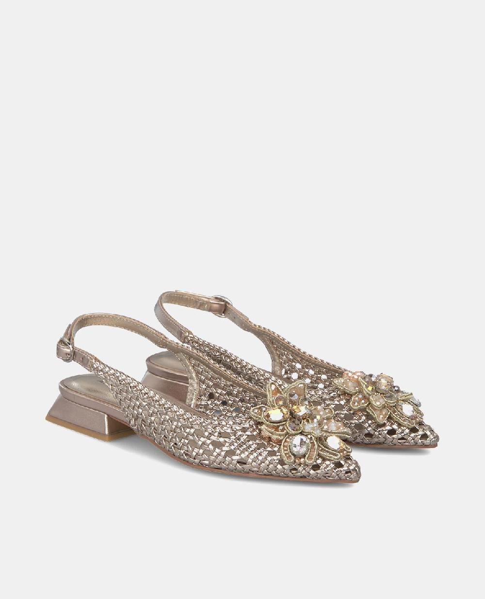 Alma en pena ZAPATO PLANO RAFIA PEDRERÍA Gran oferta