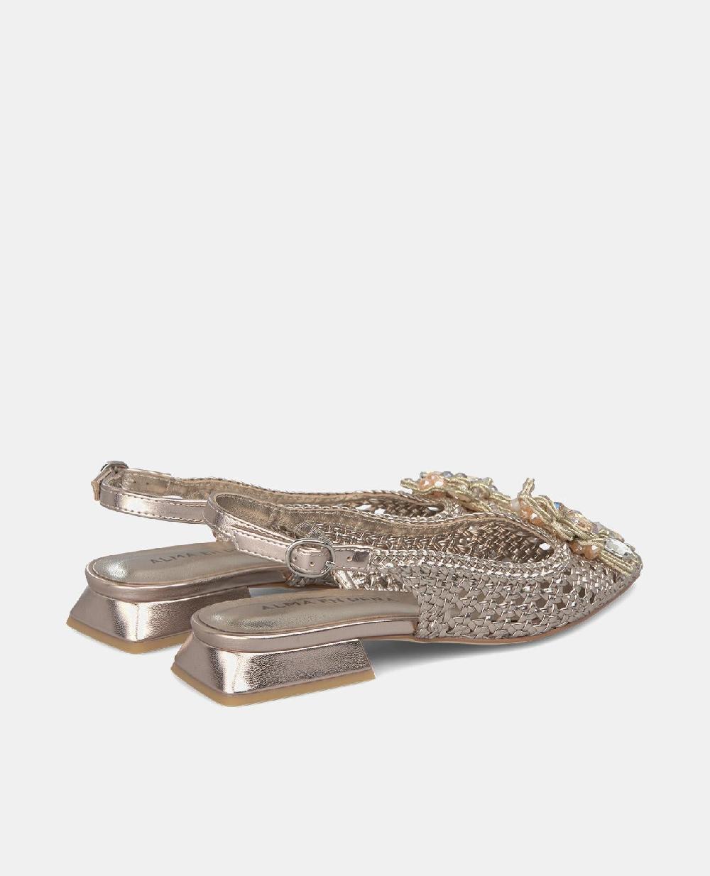 Alma en pena ZAPATO PLANO RAFIA PEDRERÍA Gran oferta