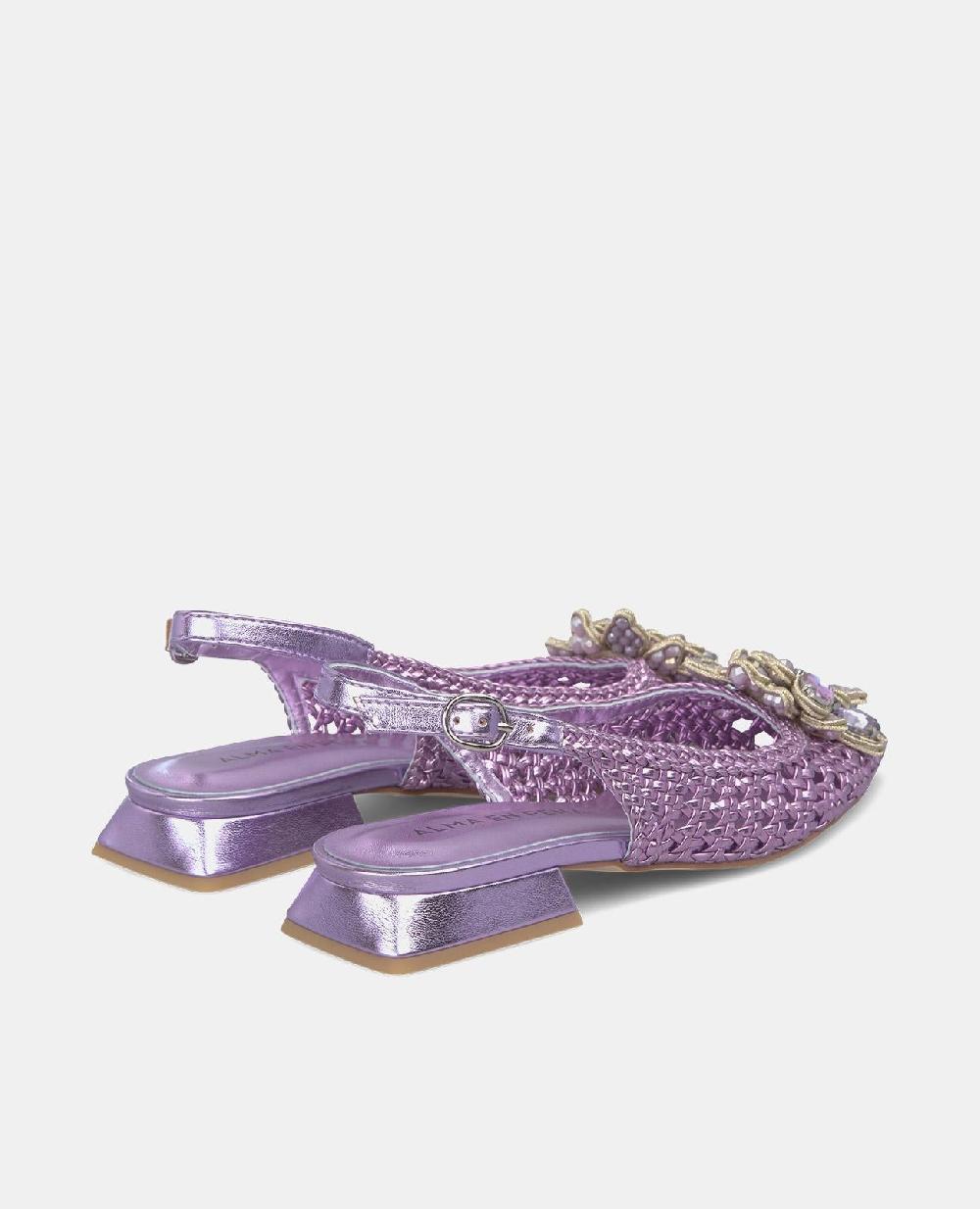 Alma en pena ZAPATO PLANO RAFIA PEDRERÍA Rebajas baratas