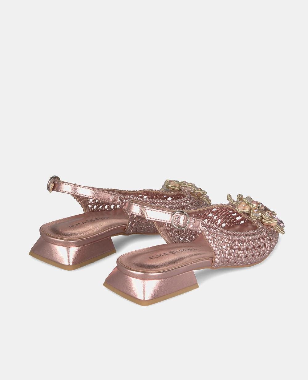 Alma en pena ZAPATO PLANO RAFIA PEDRERÍA Tienda