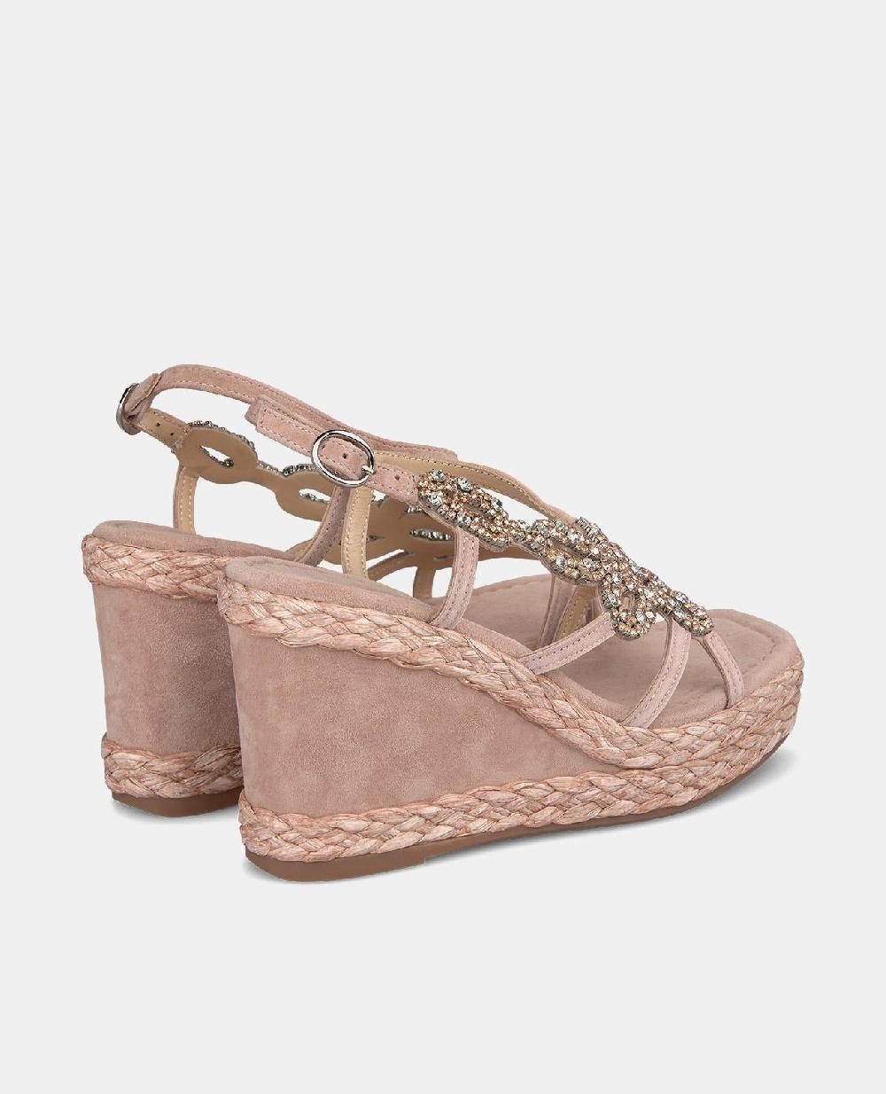 Alma en pena SANDALIA CUÑA CON DETALLE Gran oferta