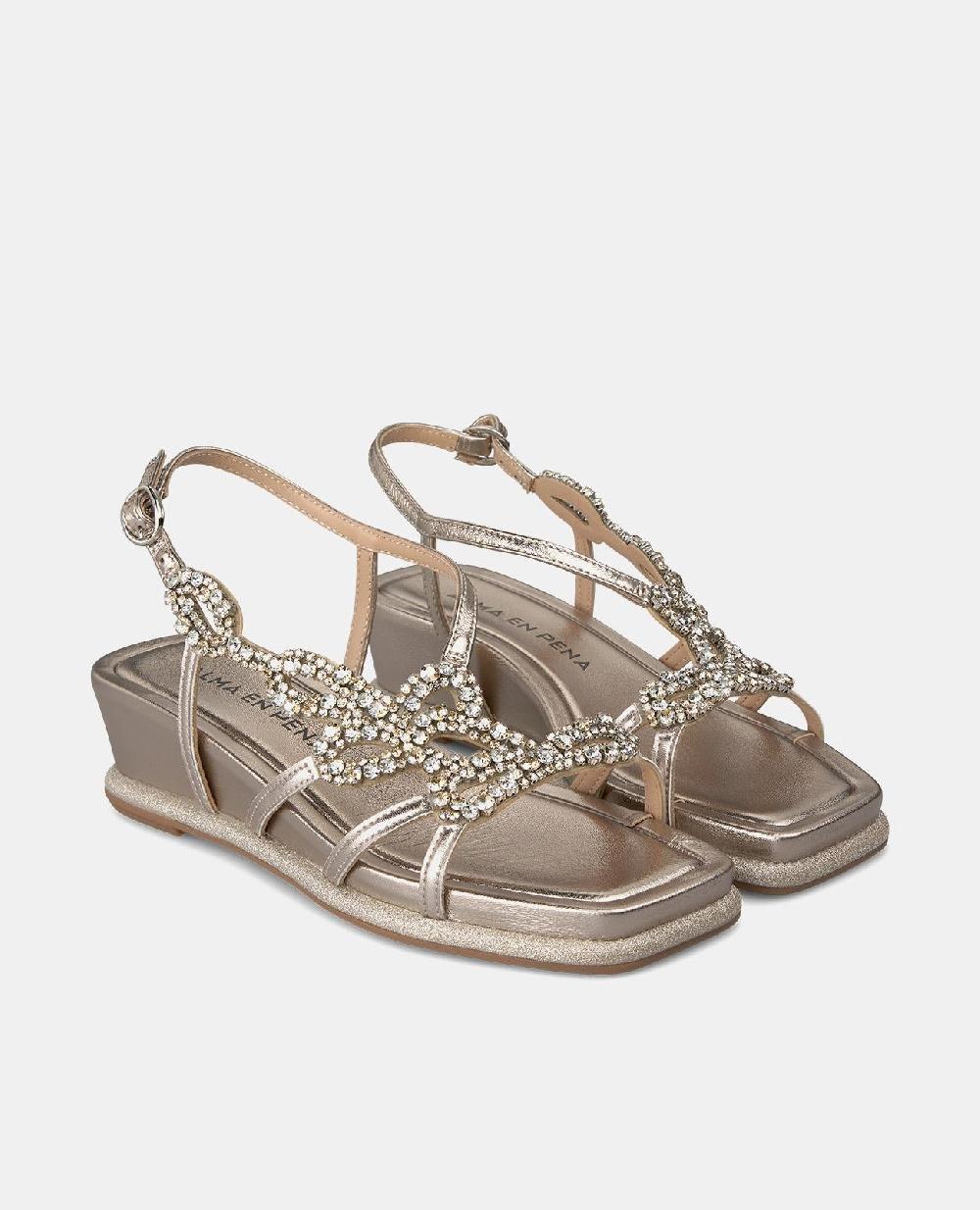 Alma en pena SANDALIA CUÑA TACÓN MEDIO Rebajas top