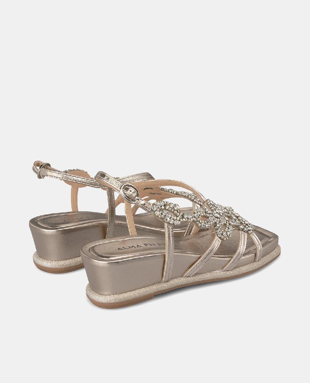 Alma en pena SANDALIA CUÑA TACÓN MEDIO Rebajas top