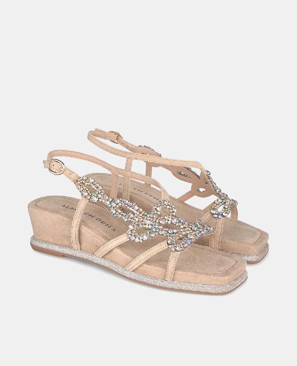 Alma en pena SANDALIA CUÑA TACÓN MEDIO Oferta especial