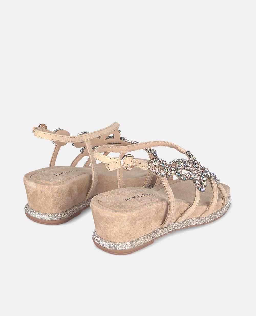 Alma en pena SANDALIA CUÑA TACÓN MEDIO Oferta especial
