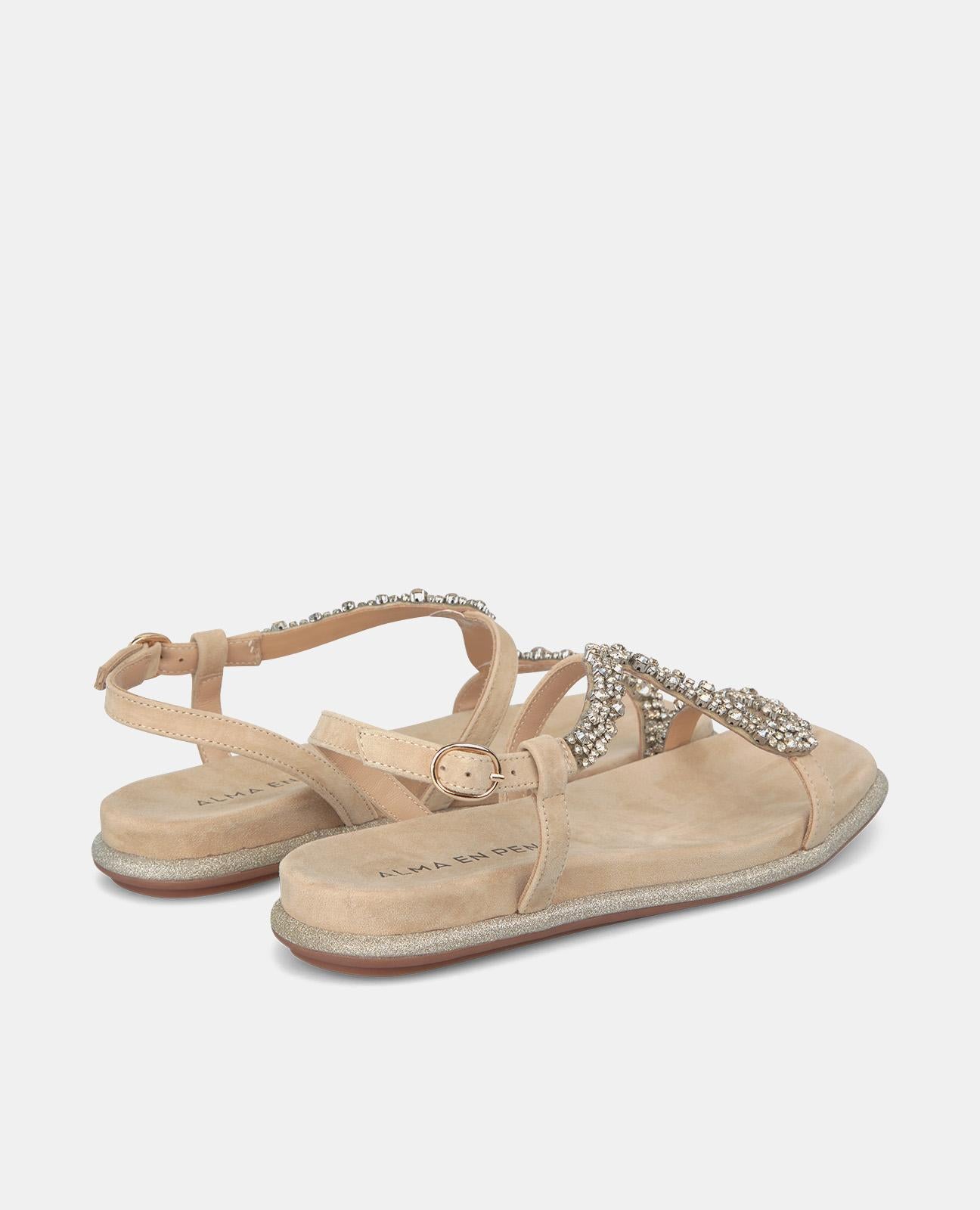 Alma en pena SANDALIA CON TIRA BRILLANTE Rebajas online