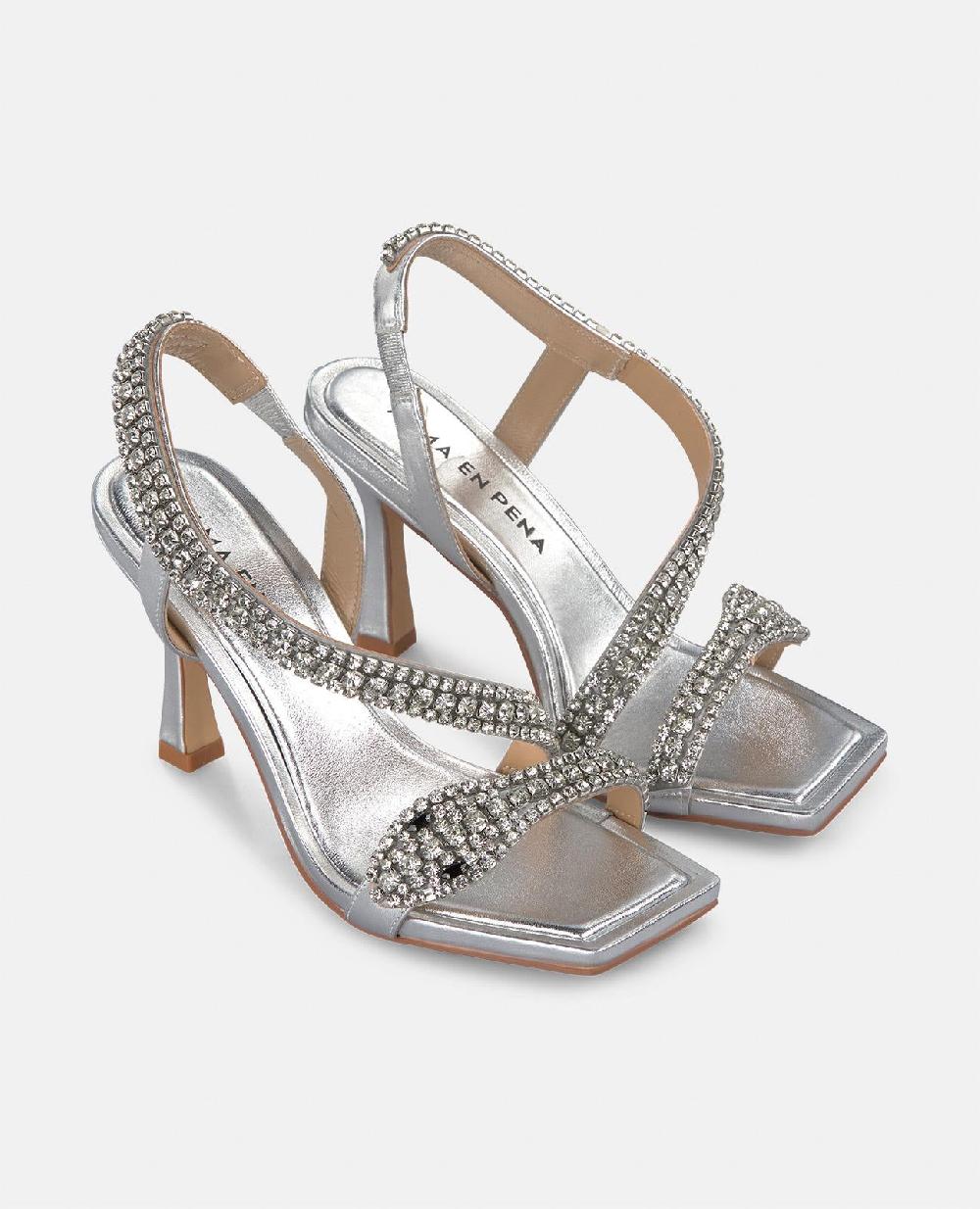 Alma en pena SANDALIA SERPIENTE CON TACÓN En oferta