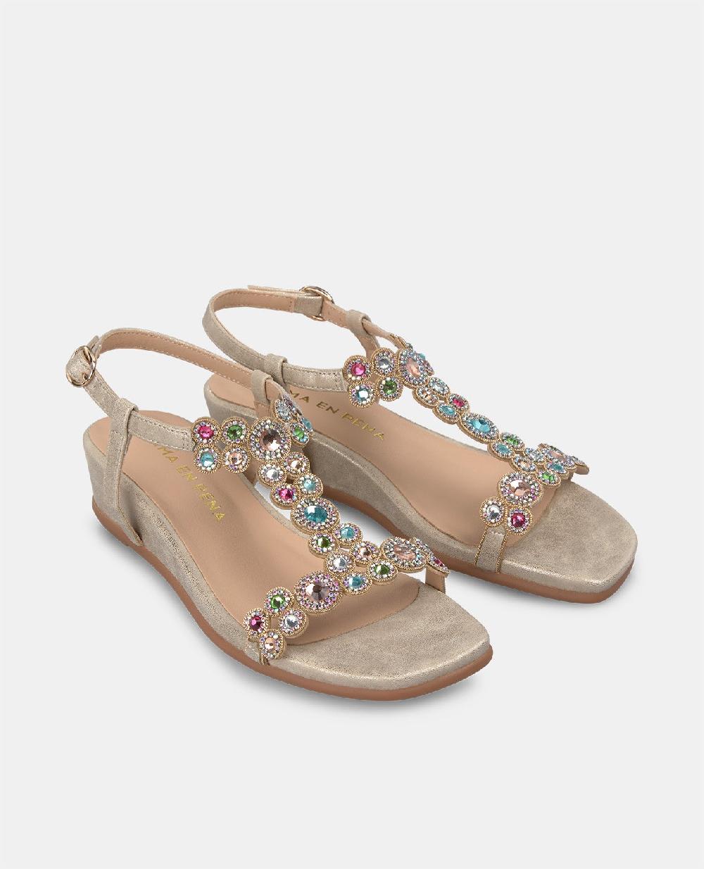 Alma en pena SANDALIA CON TACÓN DETALLES Gran oferta