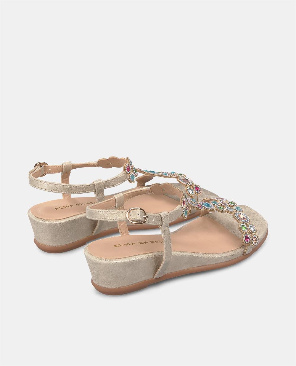 Alma en pena SANDALIA CON TACÓN DETALLES Gran oferta