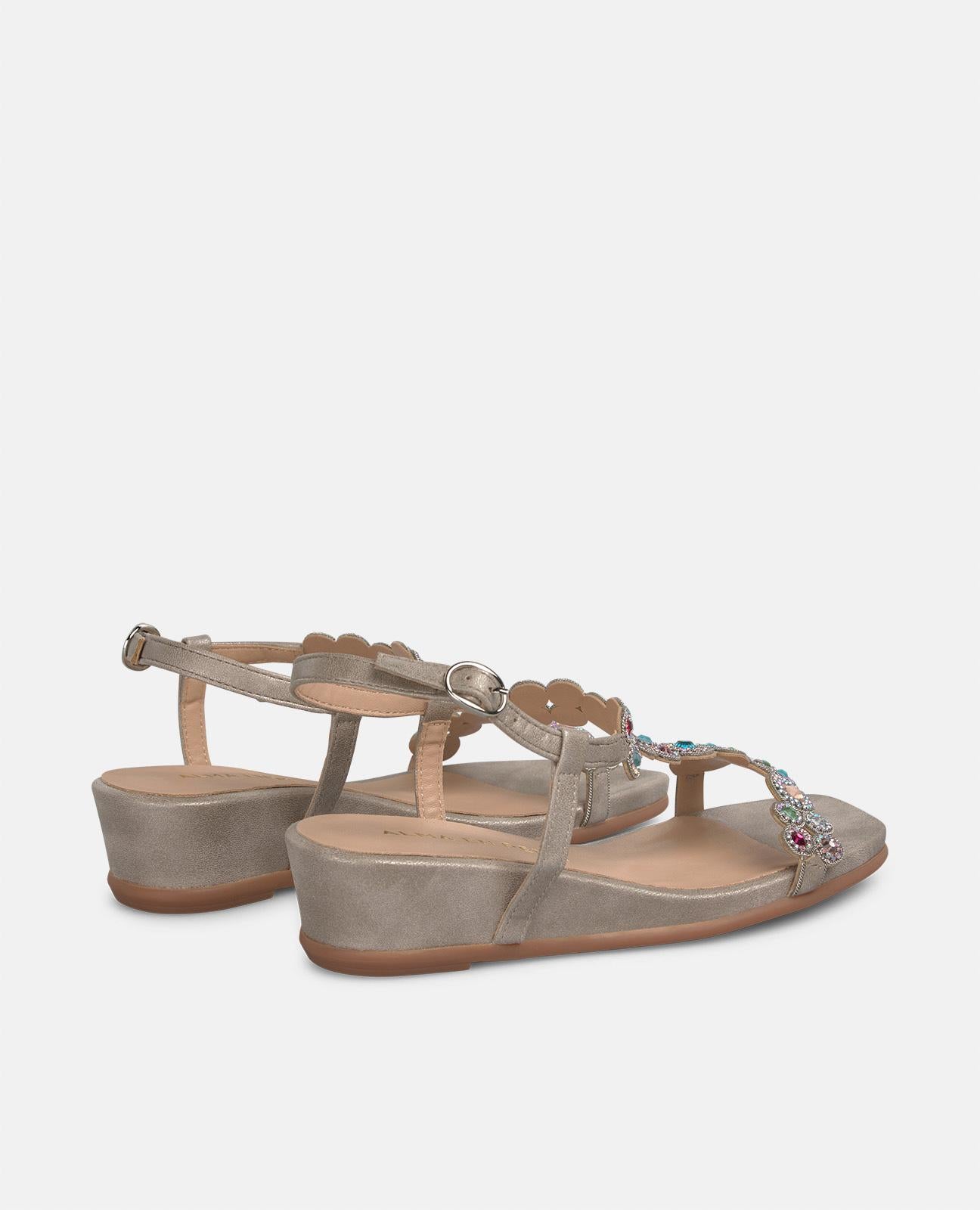Alma en pena SANDALIA CON TACÓN DETALLES Rebajas baratas