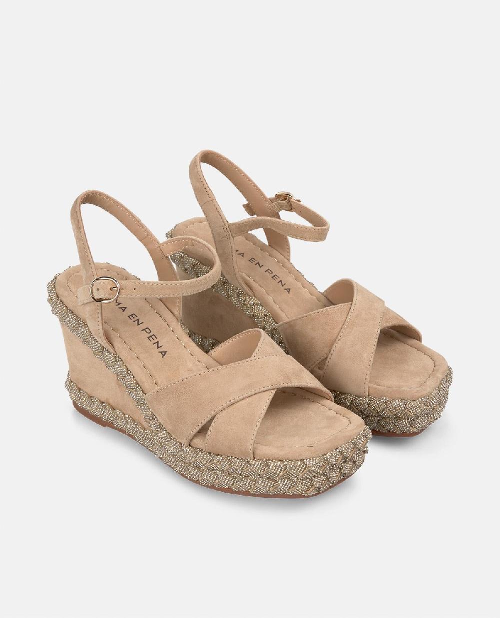 Alma en pena CUÑA TRENZADA PEDRERÍA Outlet online