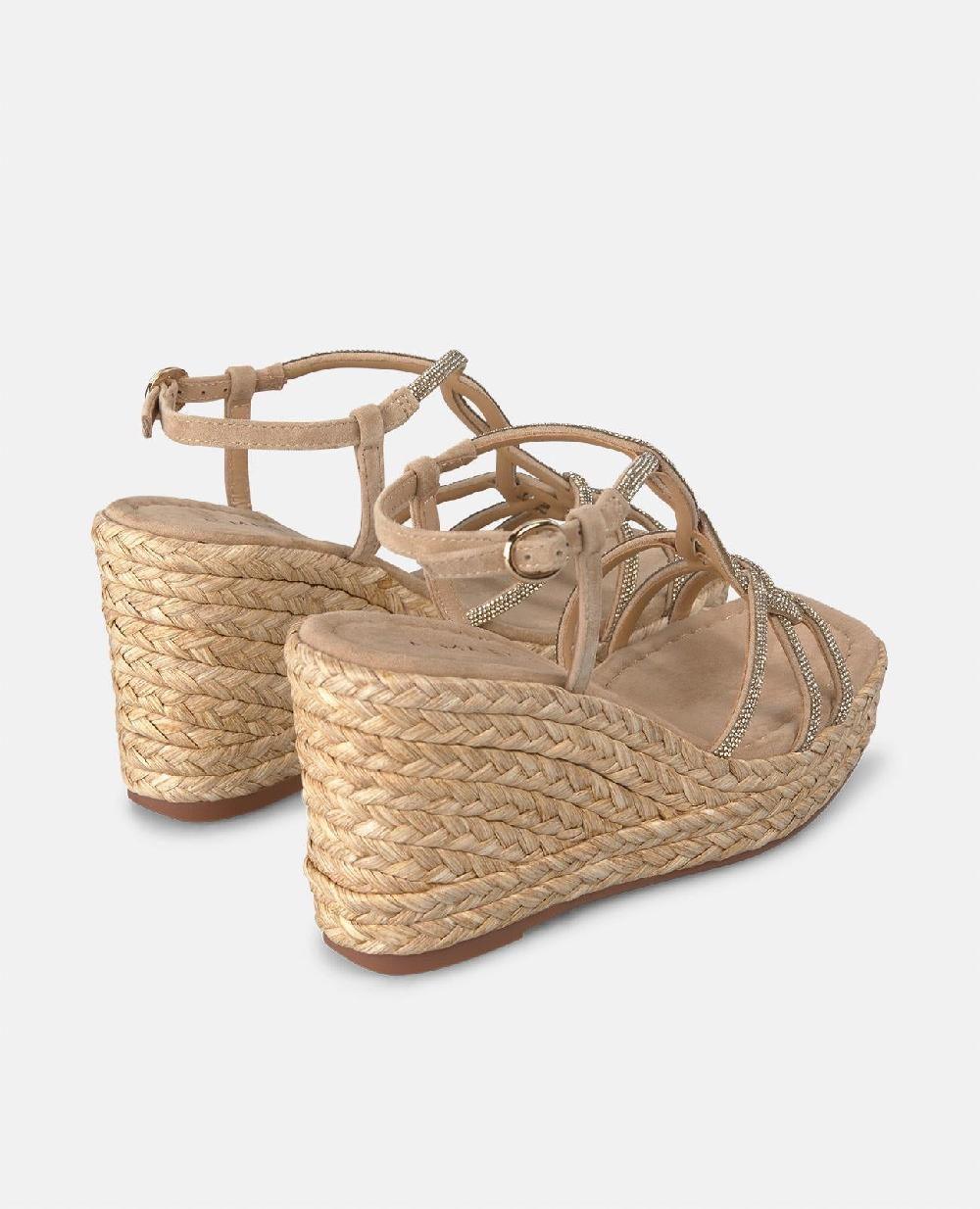 Alma en pena CUÑA TIRAS ENTRELAZADAS Rebajas de fábrica