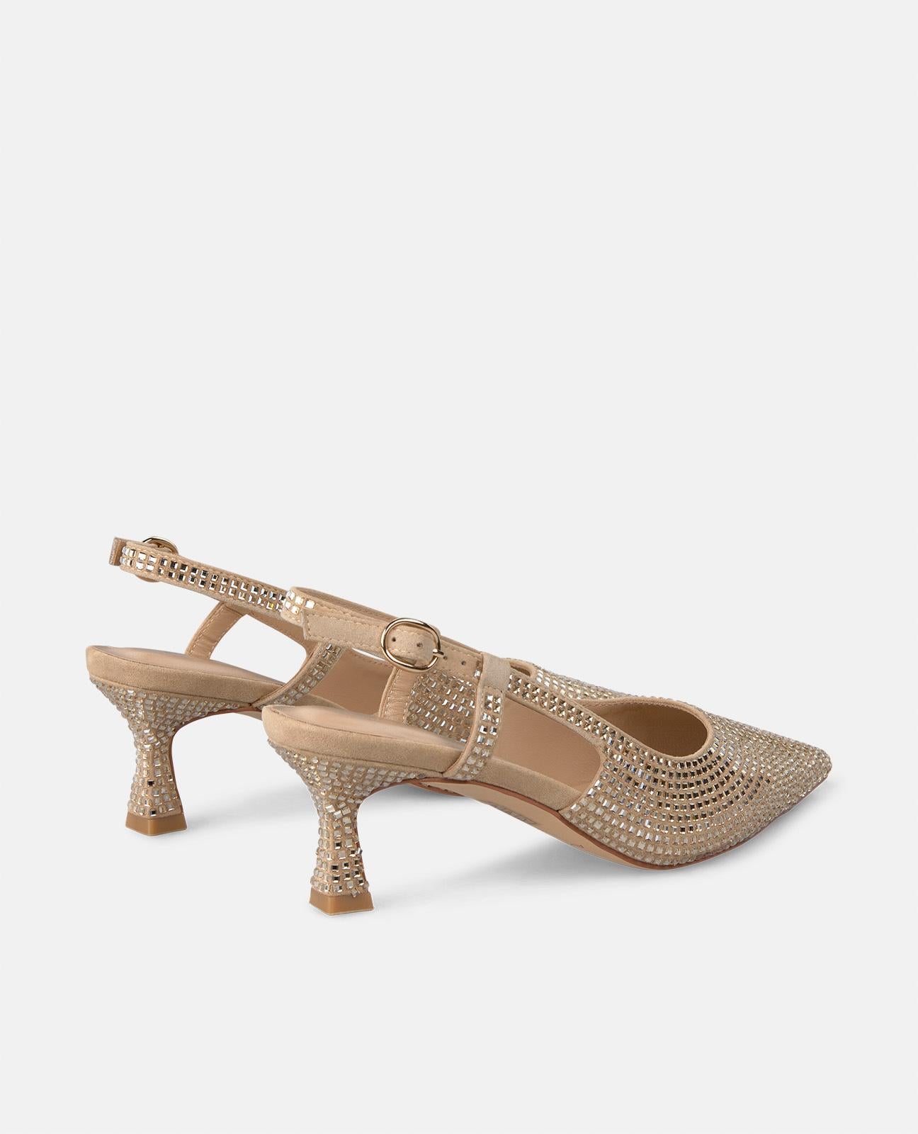 Alma en pena ZAPATO KITTEN CON PEDRERÍA Precio de fábrica