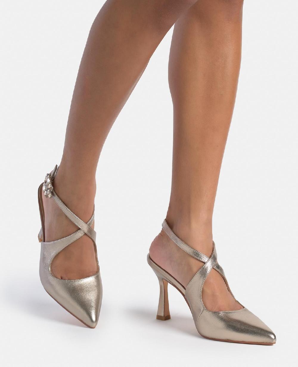 Alma en pena ZAPATO TACÓN TIRA ENTRELAZADA Última moda
