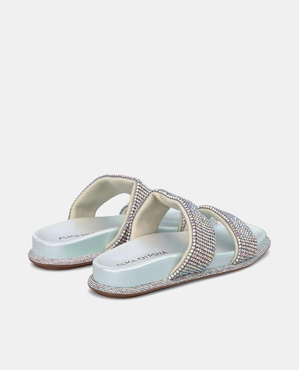 Alma en pena SANDALIA PLANA TIRAS STRASS Oferta exclusiva