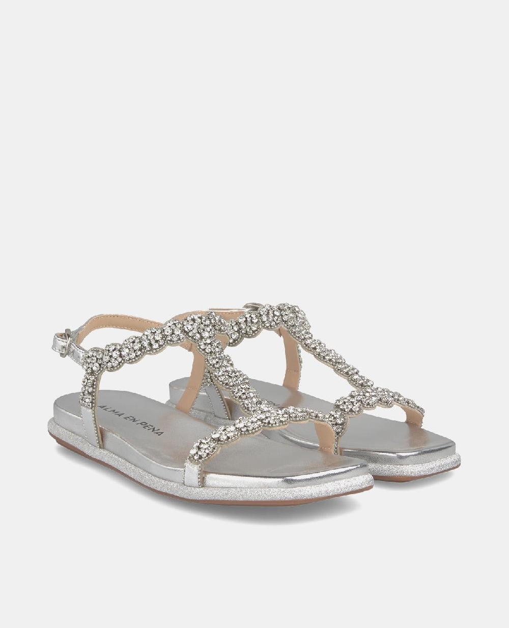 Alma en pena SANDALIA BRILLOS PLANA Outlet online