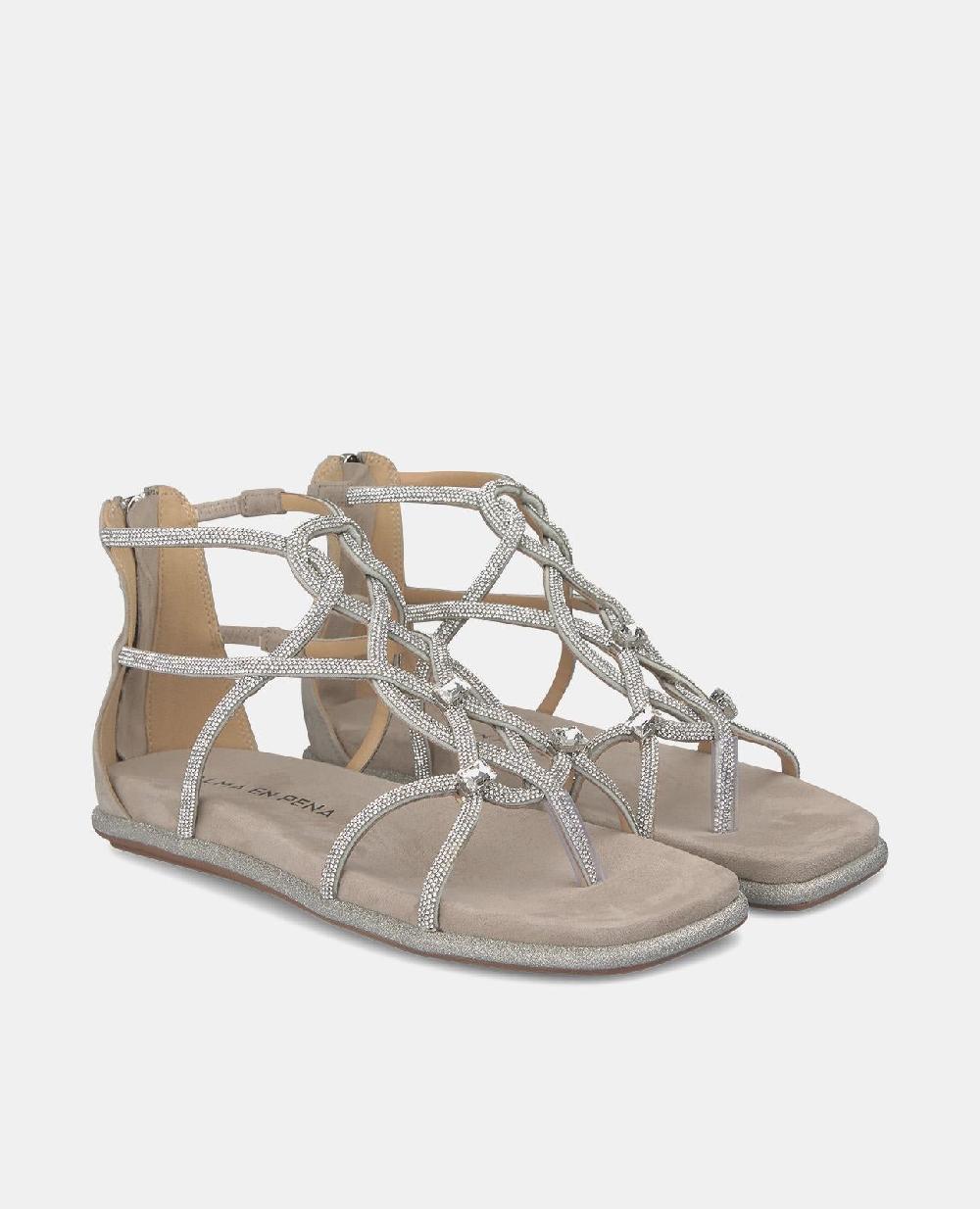 Alma en pena SANDALIA PLANA ENTRELAZADA Rebajas baratas