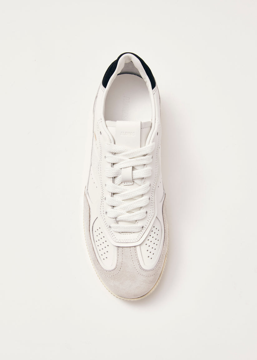 Alohas Tb.490 Zapatillas de Piel Blancas y Negras Liquidación
