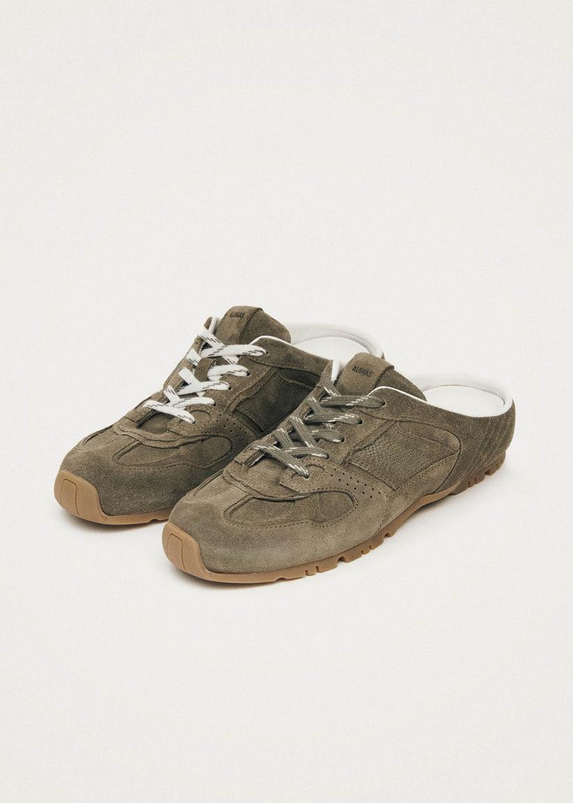 Alohas Tb.56 Mule Zapatillas de Cuero Color Caqui Ofertas especiales
