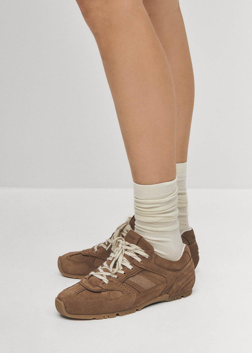 Alohas Tb.56 Suede Zapatillas de Cuero Marrón Outlet