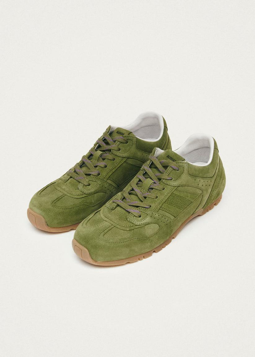 Alohas Tb.56 Suede Zapatillas de Cuero Verde Outlet online