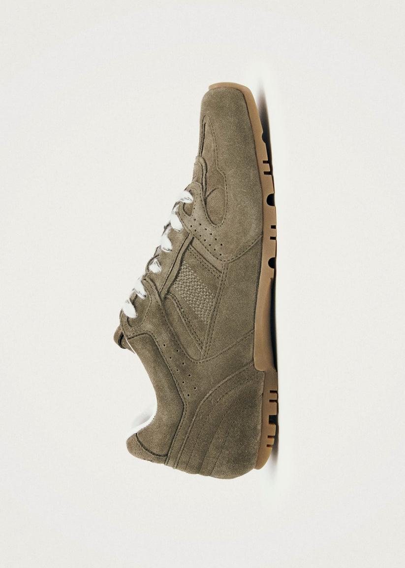 Alohas Tb.56 Suede Zapatillas de Cuero Verde Caqui Rebajas