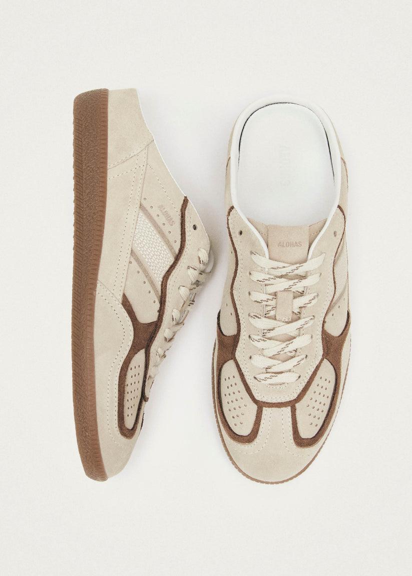 Alohas Tb.490 Mule Zapatillas de Cuero Color Crema Superdescuento