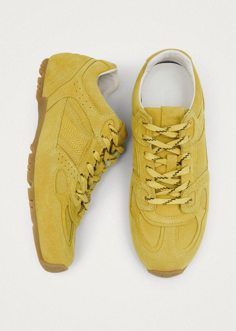 Alohas Tb.56 Suede Zapatillas de Cuero Amarillo Liquidación