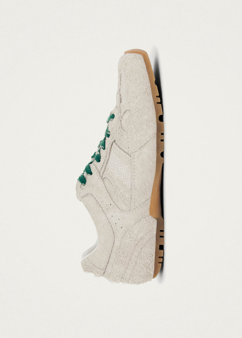 Alohas Tb.56 Suede Fuzzy Zapatillas de Cuero Gris Claro Envío internacional gratuito