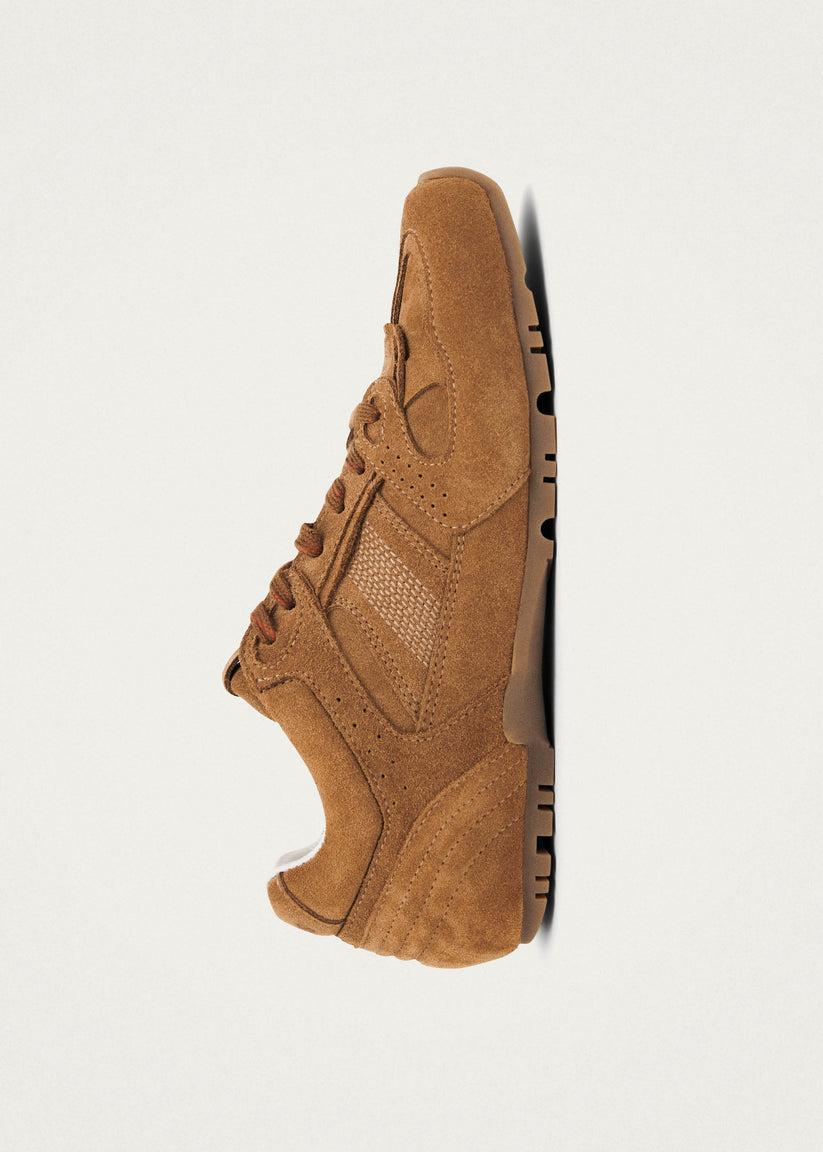 Alohas Tb.56 Suede Zapatillas de Cuero Color Camel Limitado a 3 días