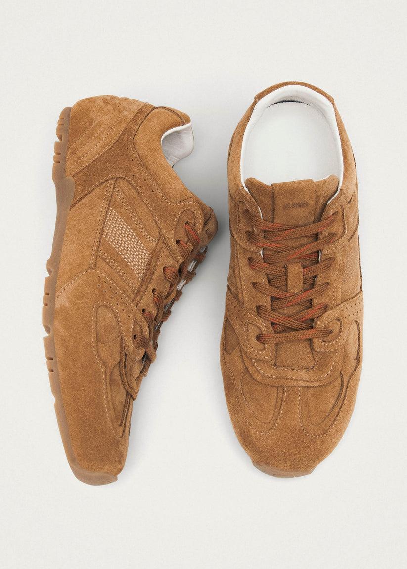 Alohas Tb.56 Suede Zapatillas de Cuero Color Camel Limitado a 3 días