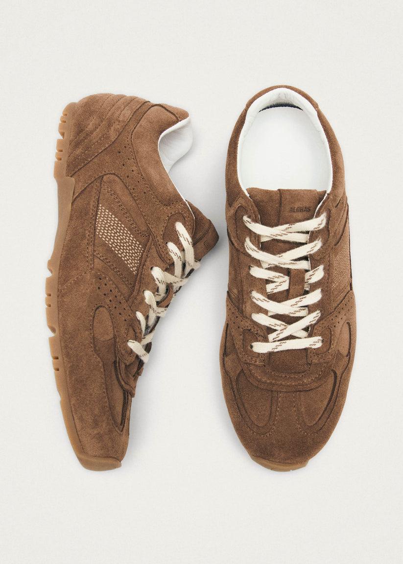 Alohas Tb.56 Suede Zapatillas de Cuero Marrón Ahorra y exporta
