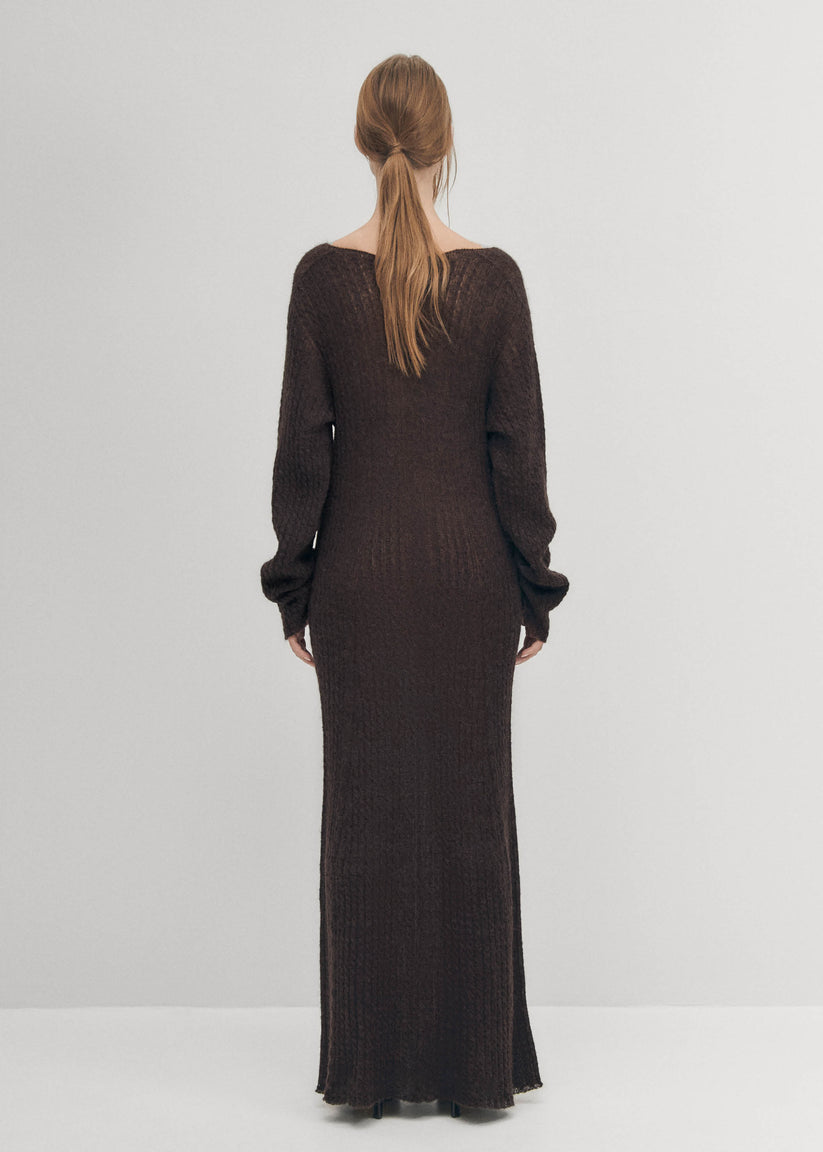 Alohas Triza Vestido Marrón Oferta exclusiva