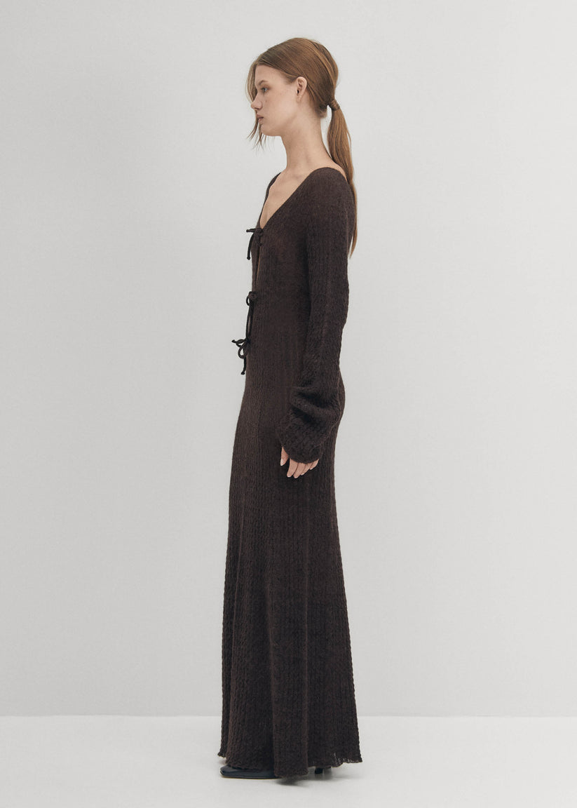 Alohas Triza Vestido Marrón Oferta exclusiva
