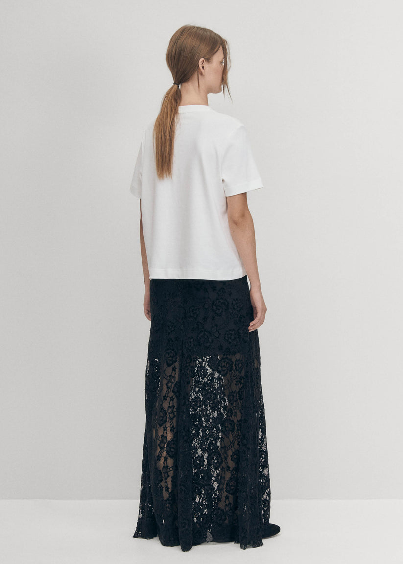 Alohas Bundi Falda Negra de Encaje Última moda