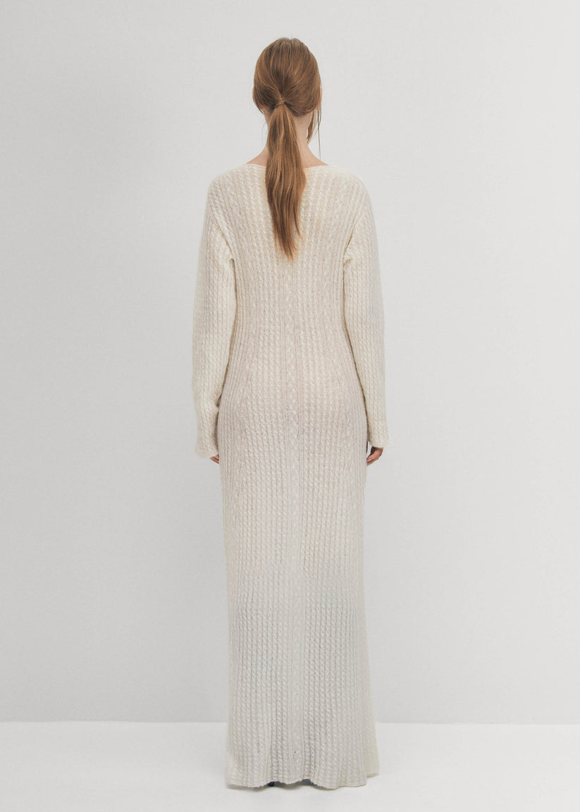 Alohas Triza Vestido Color Crema Descuento por venta flash