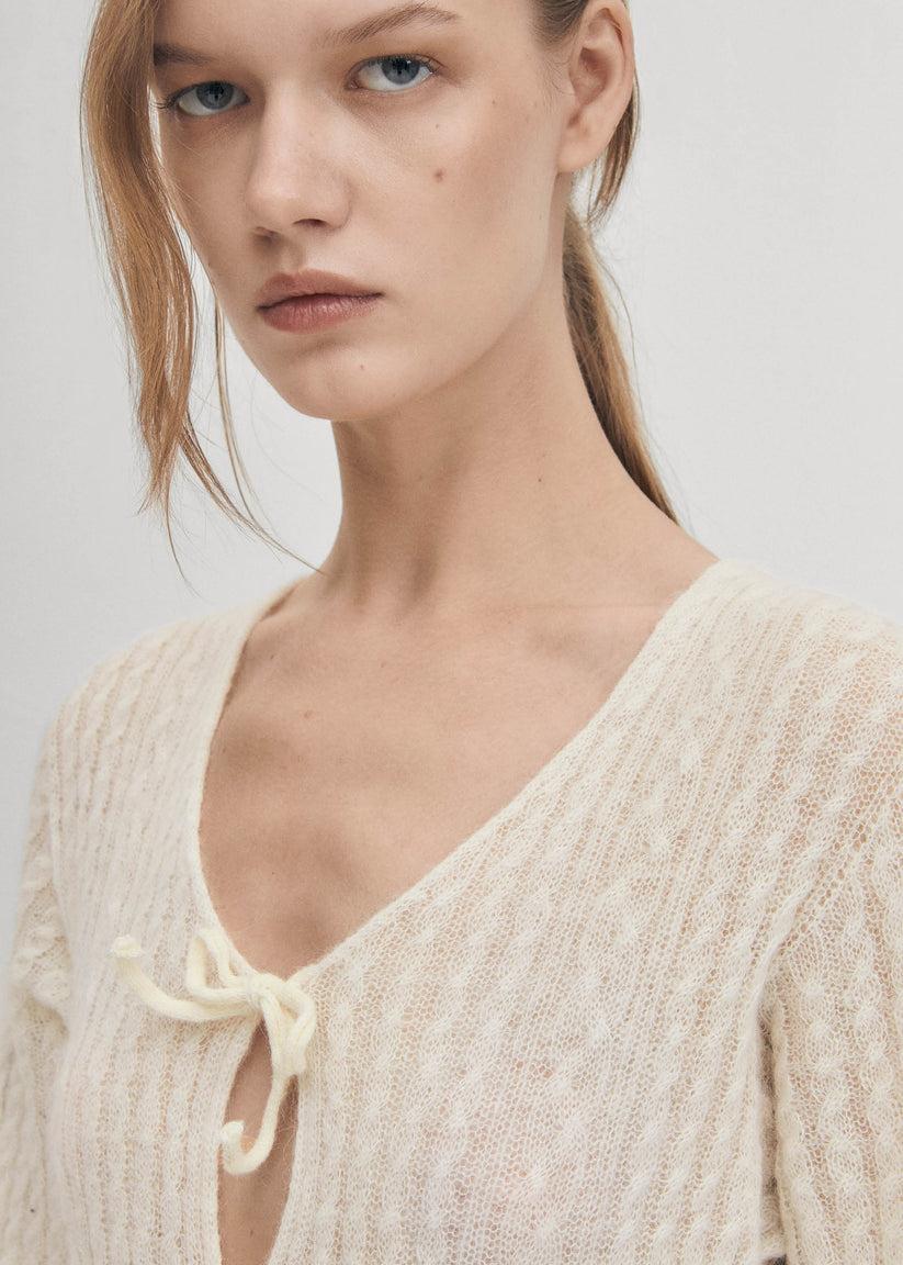 Alohas Triza Vestido Color Crema Descuento por venta flash