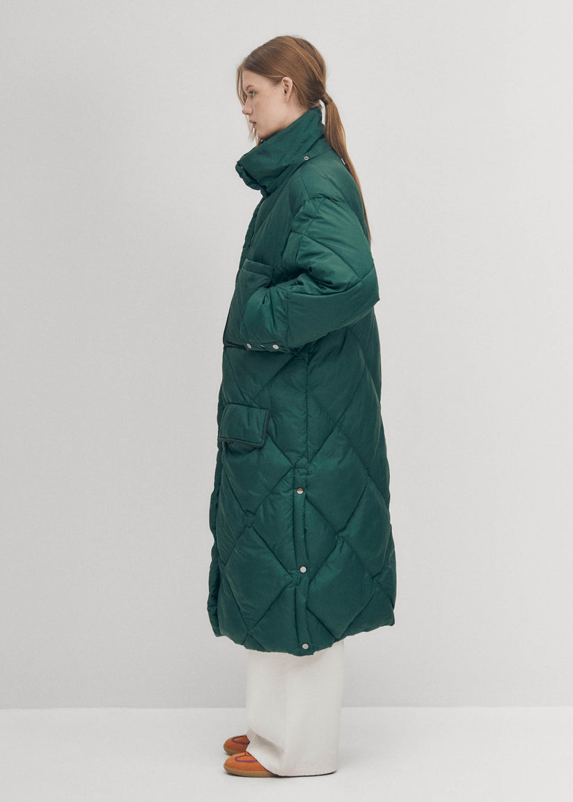 Alohas Colorado Abrigo Acolchado Verde Rebajas de fin de temporada