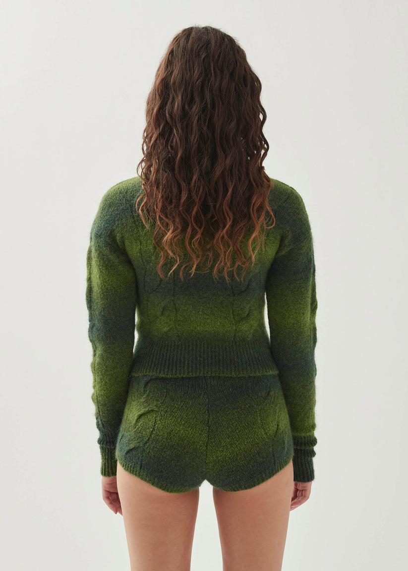 Alohas Aspen Jersey Verde de Punto Mejor oferta