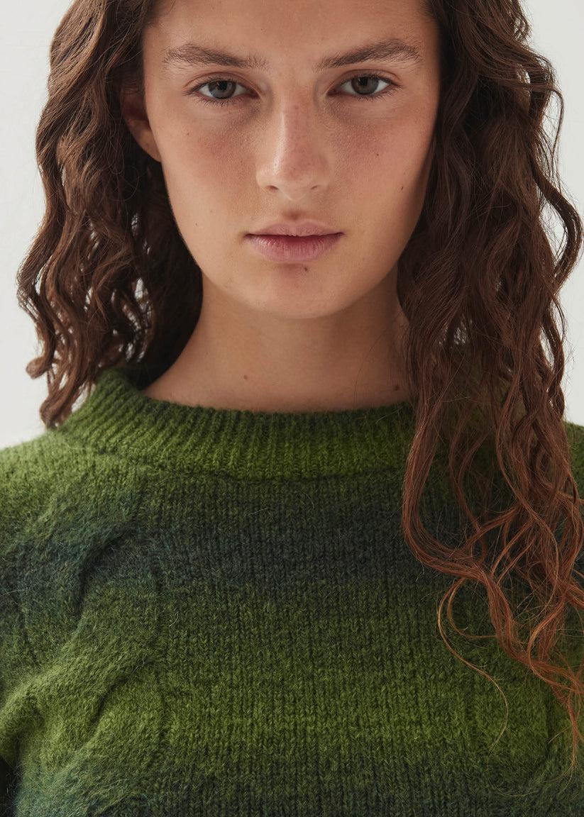 Alohas Aspen Jersey Verde de Punto Mejor oferta