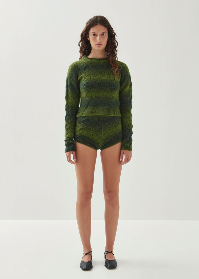 Alohas Aspen Jersey Verde de Punto Mejor oferta