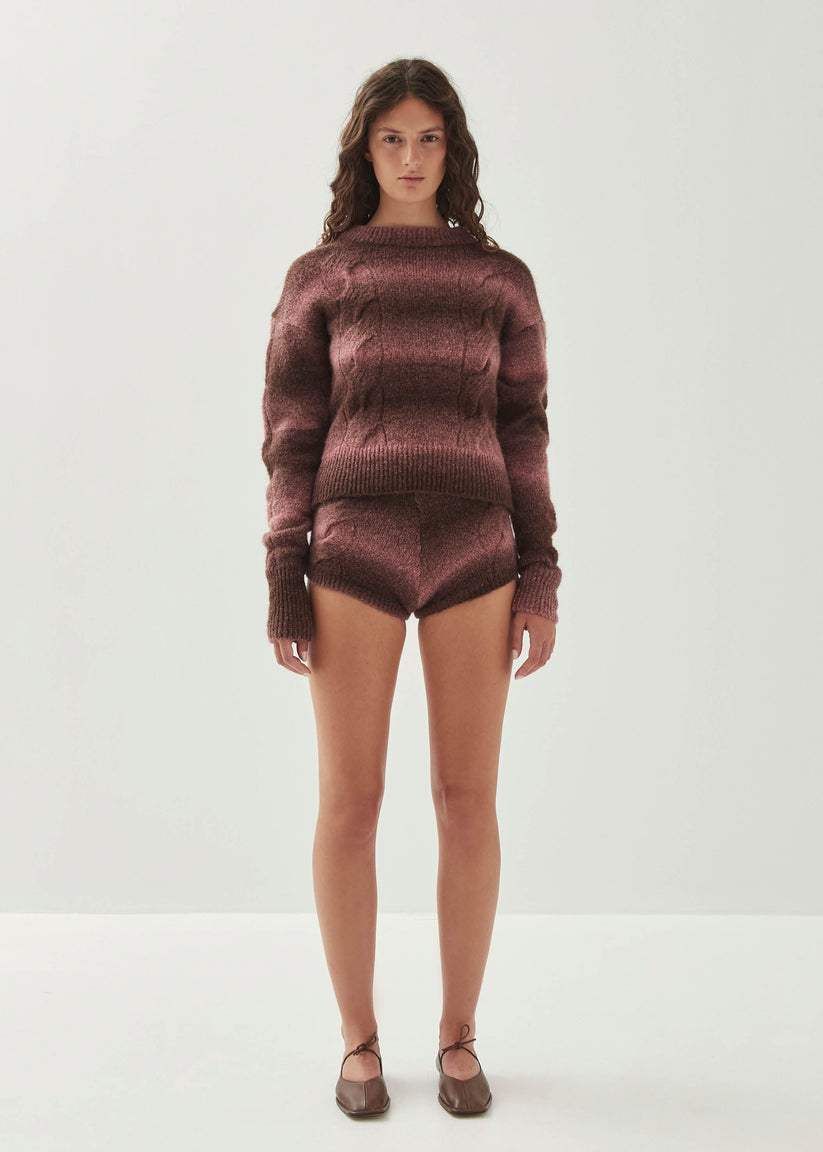 Alohas Aspen Jersey Rosa de Punto Envío gratis