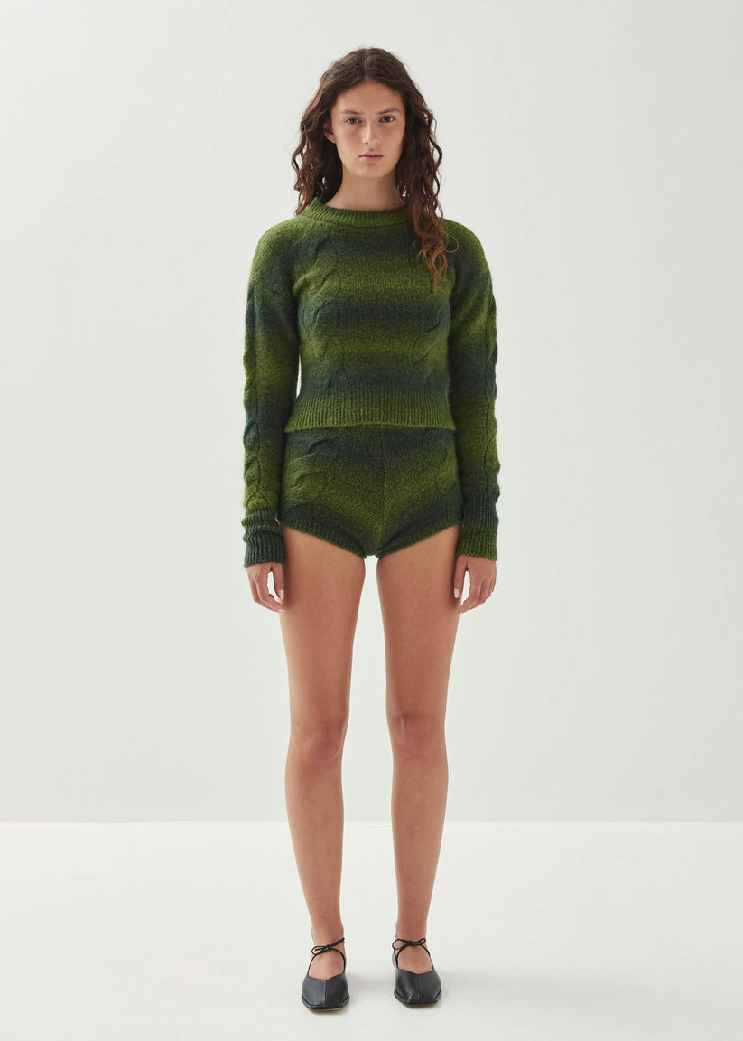 Alohas Monte Shorts de Punto Verdes Precio de fábrica