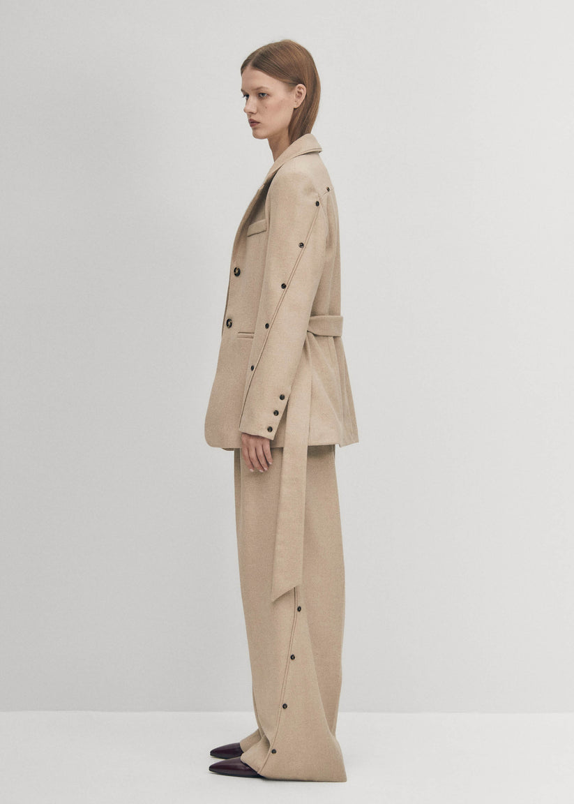 Alohas Beth Blazer Beige Superdescuento